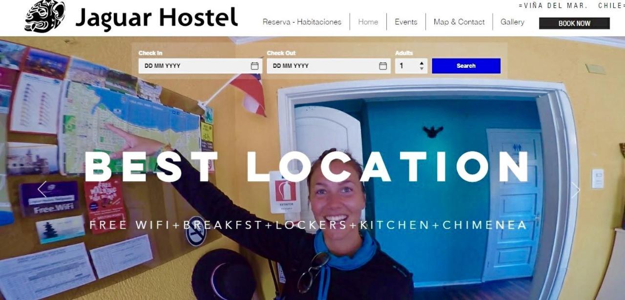 Hostel Jaguar וינה דל מר מראה חיצוני תמונה